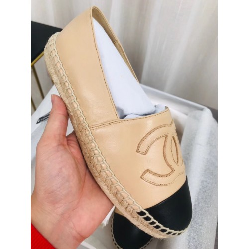 Chanel Flat Espadrilles Beige CFE23-1117755 